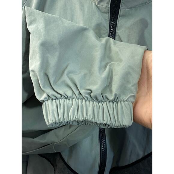 Army Jacket Men's Medium Gray Long Reflective Windbreaker 29x24 Military - Picture 11 of 12